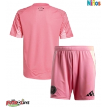 Camiseta Inter Miami Primera Equipación para niños 2025-26 manga corta (+ pantalones cortos)